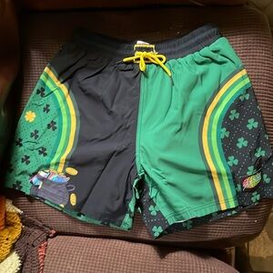 Slunks St. Patrick’s Day volleyball shorts